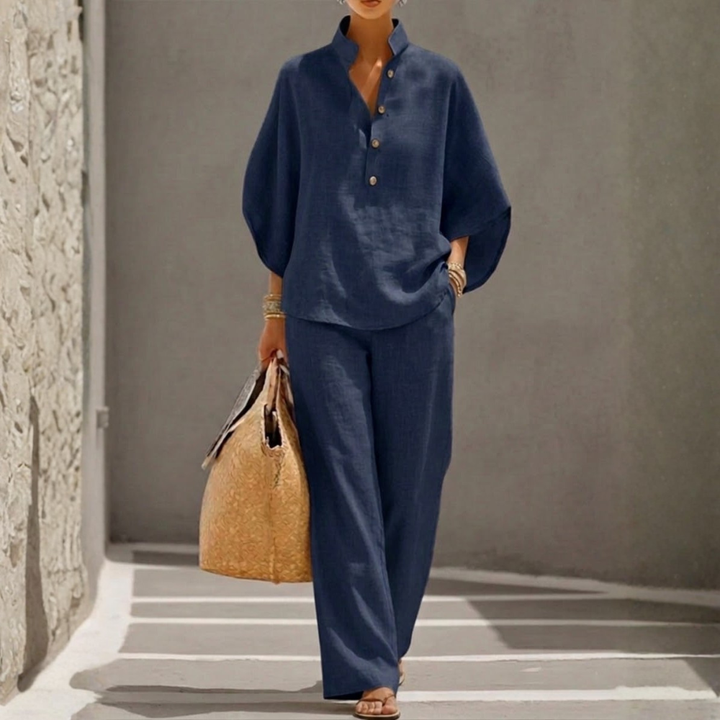BIANCA | COMPLETO PIPISTRELLO IN COTONE