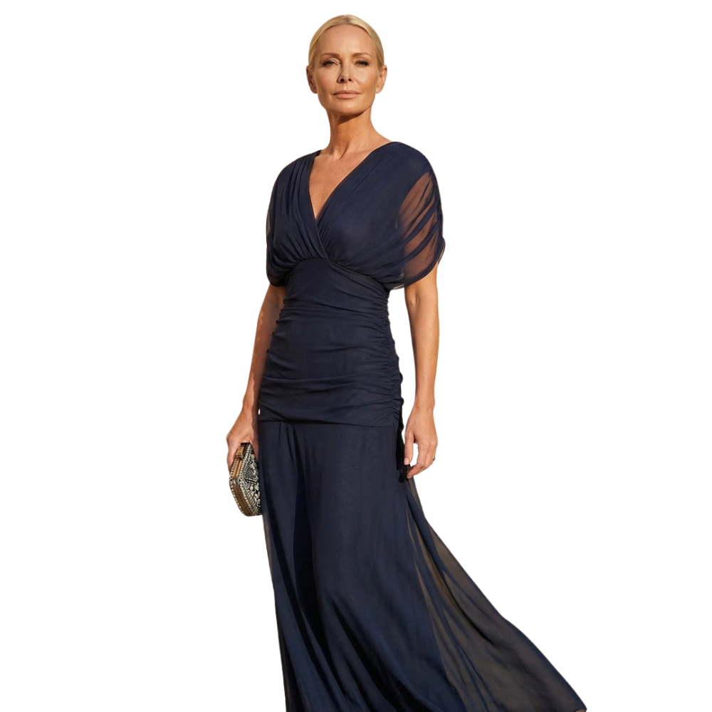 GINA | VESTITO BLU ELEGANT
