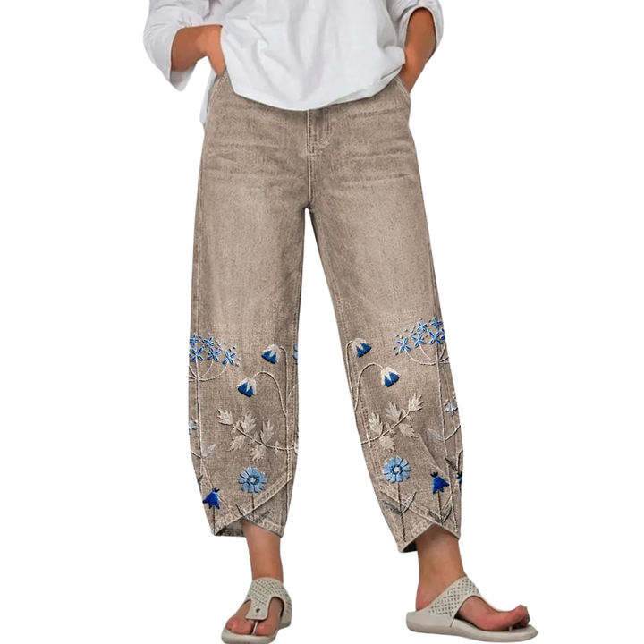 SERAFINA | PANTALONI RICAMATI