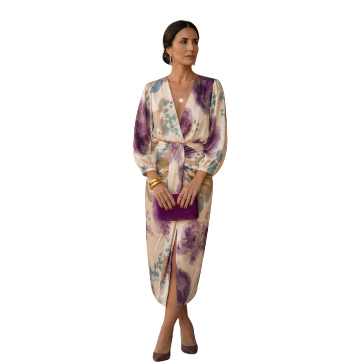 ARIANNA | VESTITO ELEGANTE CON SCOLLO a V