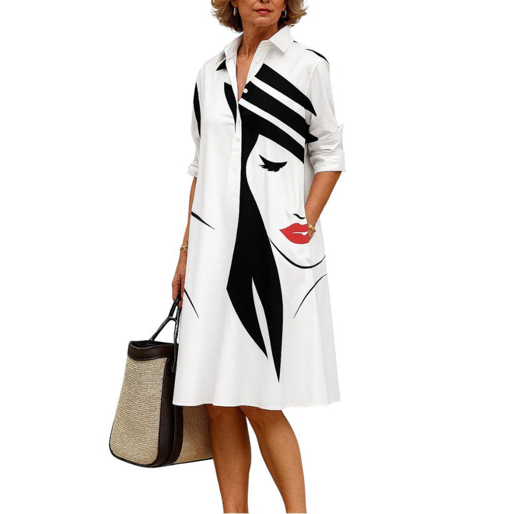 YVETTE | VESTITO MIDI CONFORTEVOLE