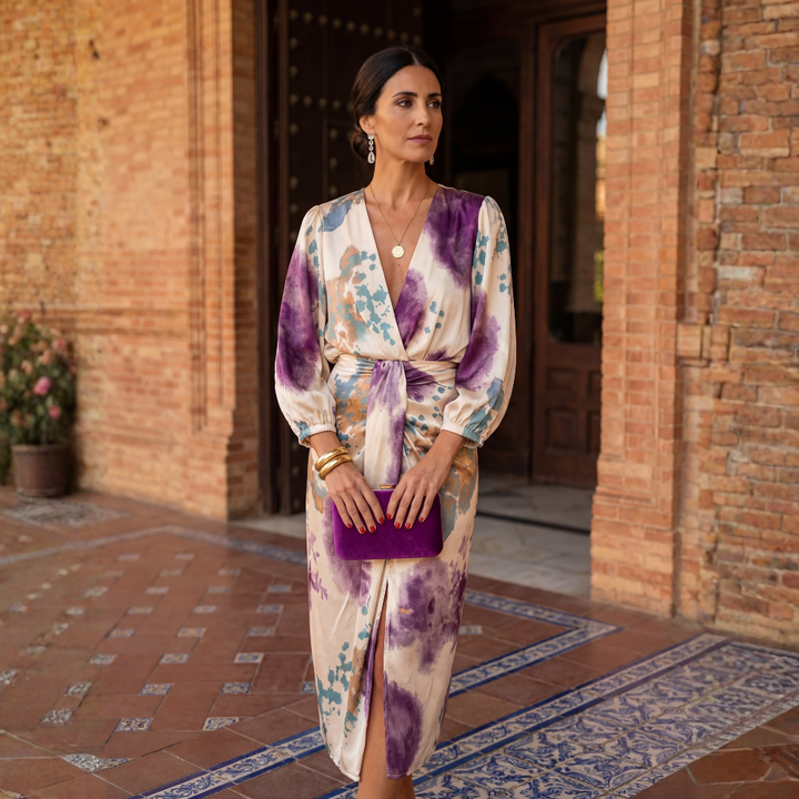 ARIANNA | VESTITO ELEGANTE CON SCOLLO a V