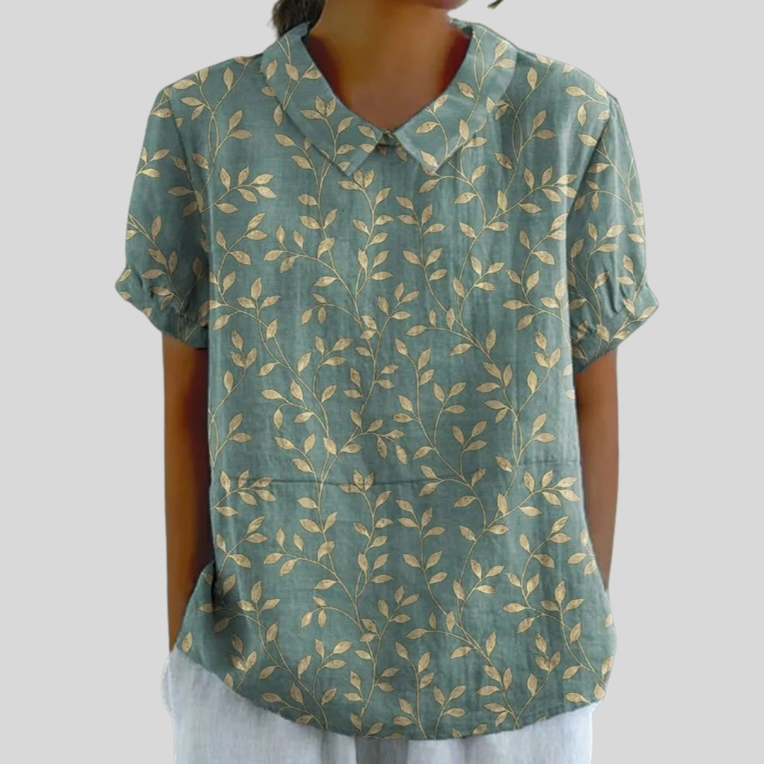 ZARA | TOP ELEGANTE FLOREALE E CONFORTEVOLE