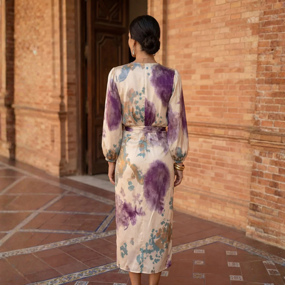 ARIANNA | VESTITO ELEGANTE CON SCOLLO a V