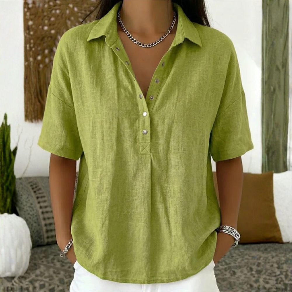ALBA | BLOUSE À COL