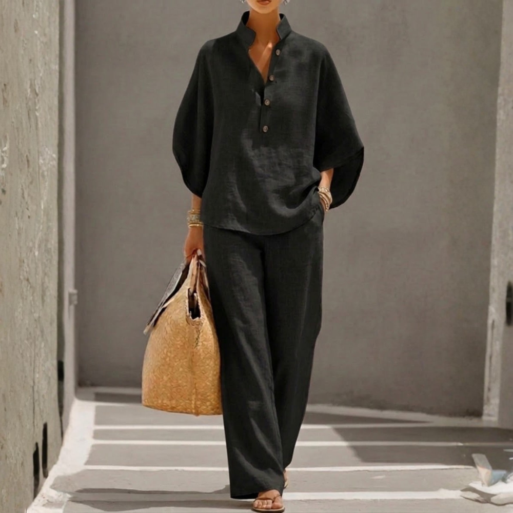BIANCA | COMPLETO PIPISTRELLO IN COTONE