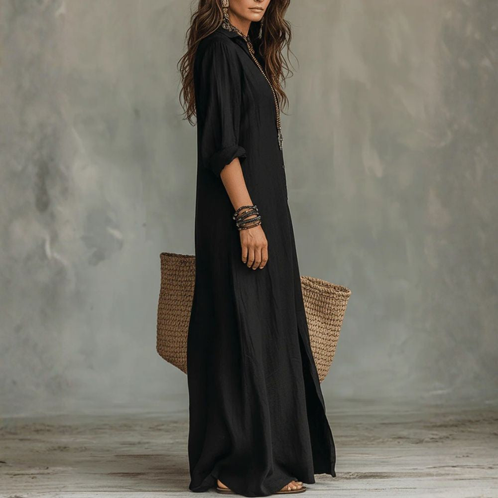 ADALGISA | ABITO MAXI NERO