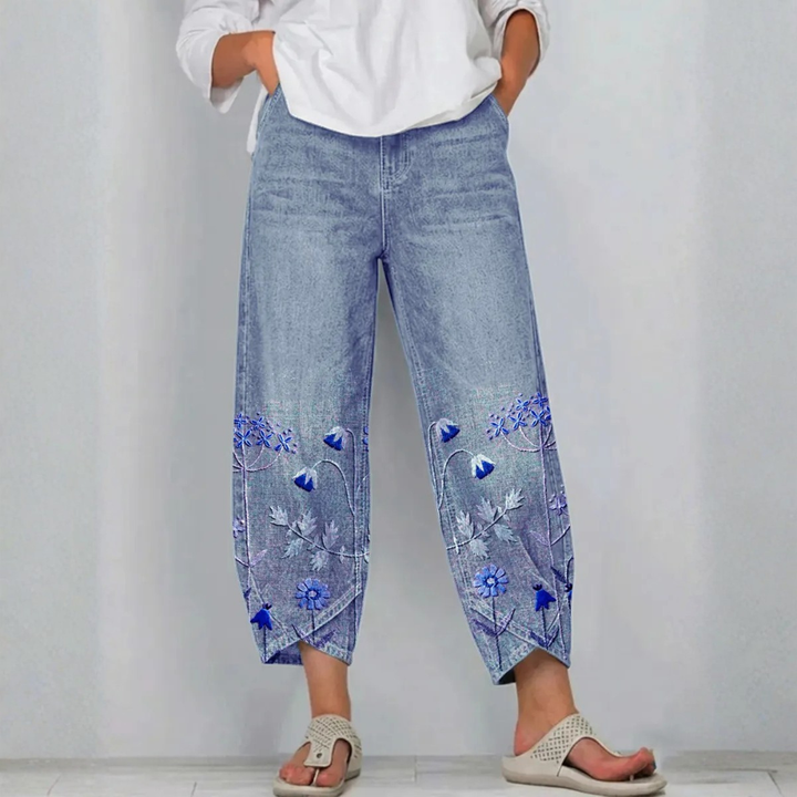 SERAFINA | PANTALONI RICAMATI