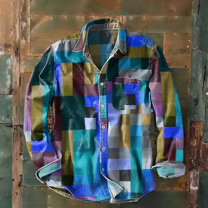 ZENO - CAMICIA ELEGANTE CON TASCA PRATICA