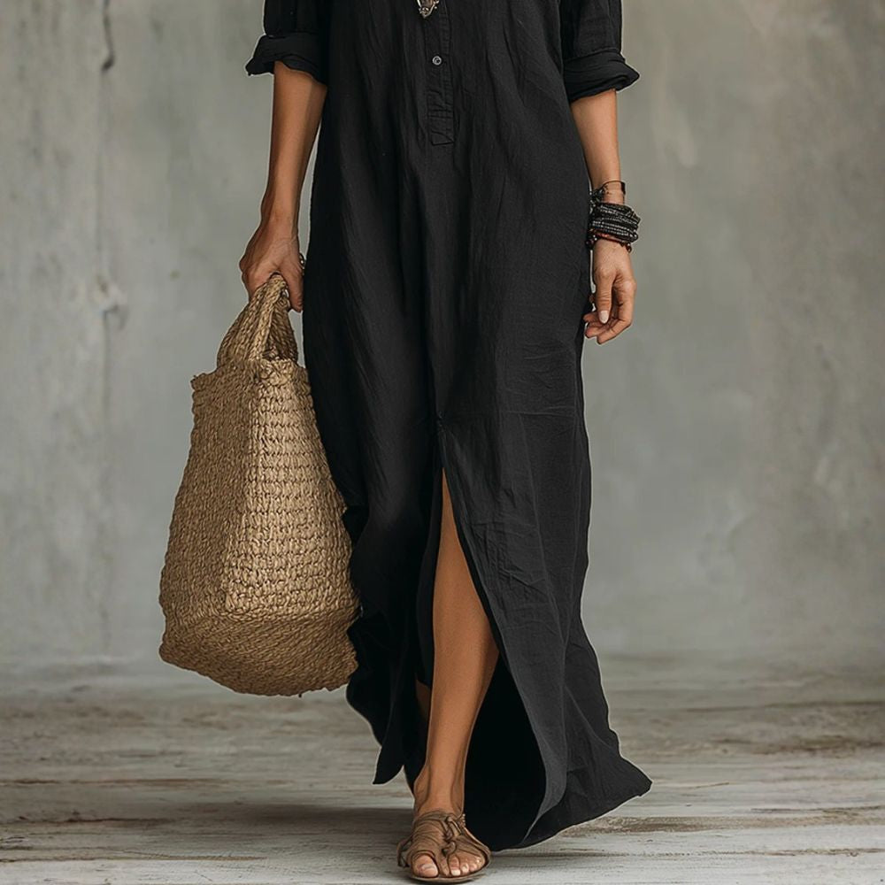 ADALGISA | ABITO MAXI NERO