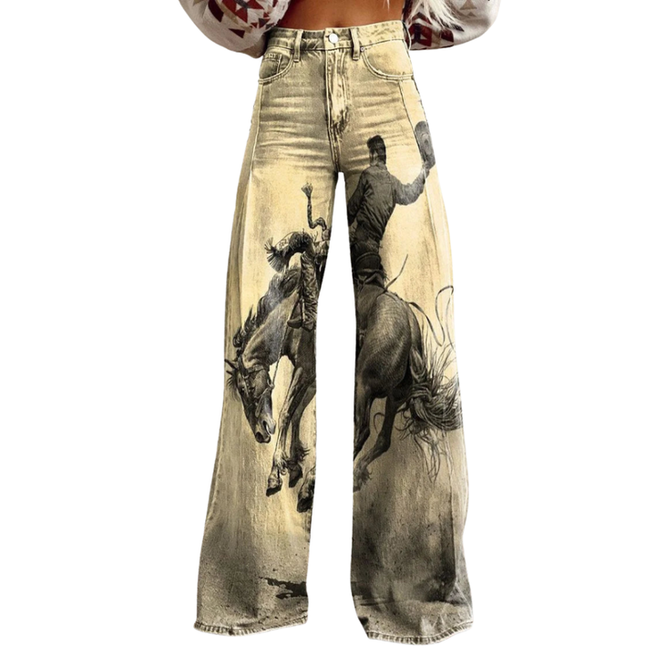 ROMILDA | JEANS GAMBA LARGA