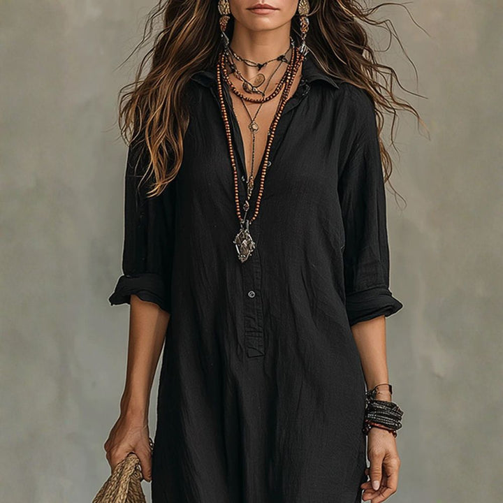 ADALGISA | ABITO MAXI NERO