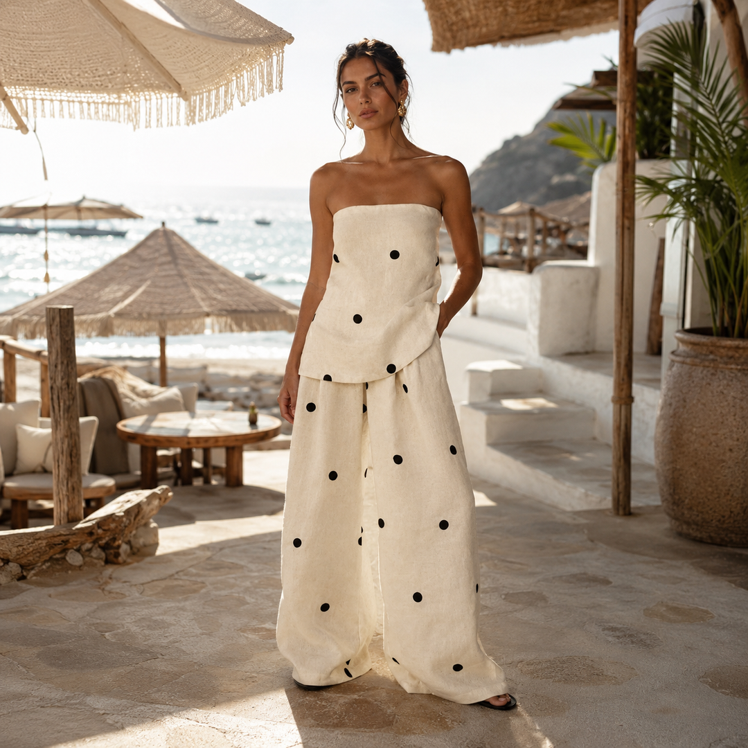 RAFFAELLA | COMPLETO A POIS