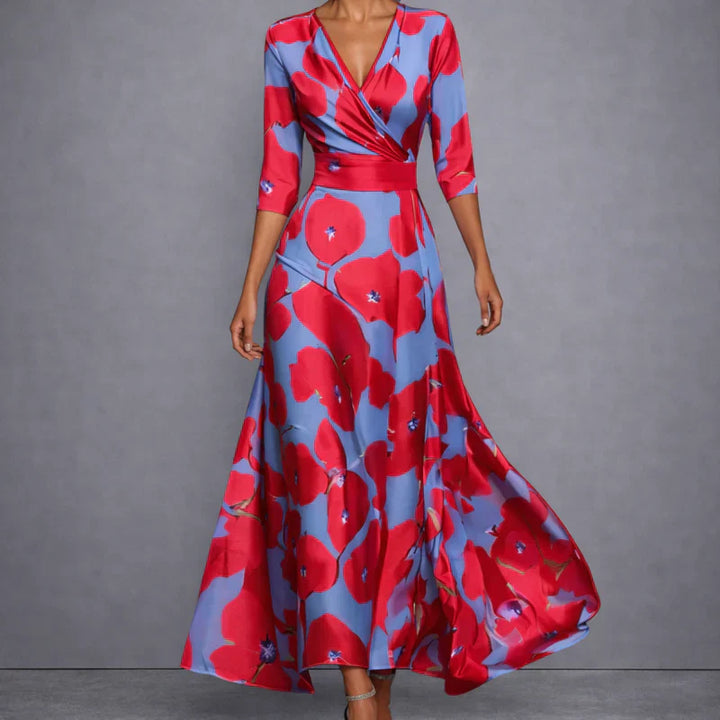 IMELDA | ABITO MAXI FLOREALE