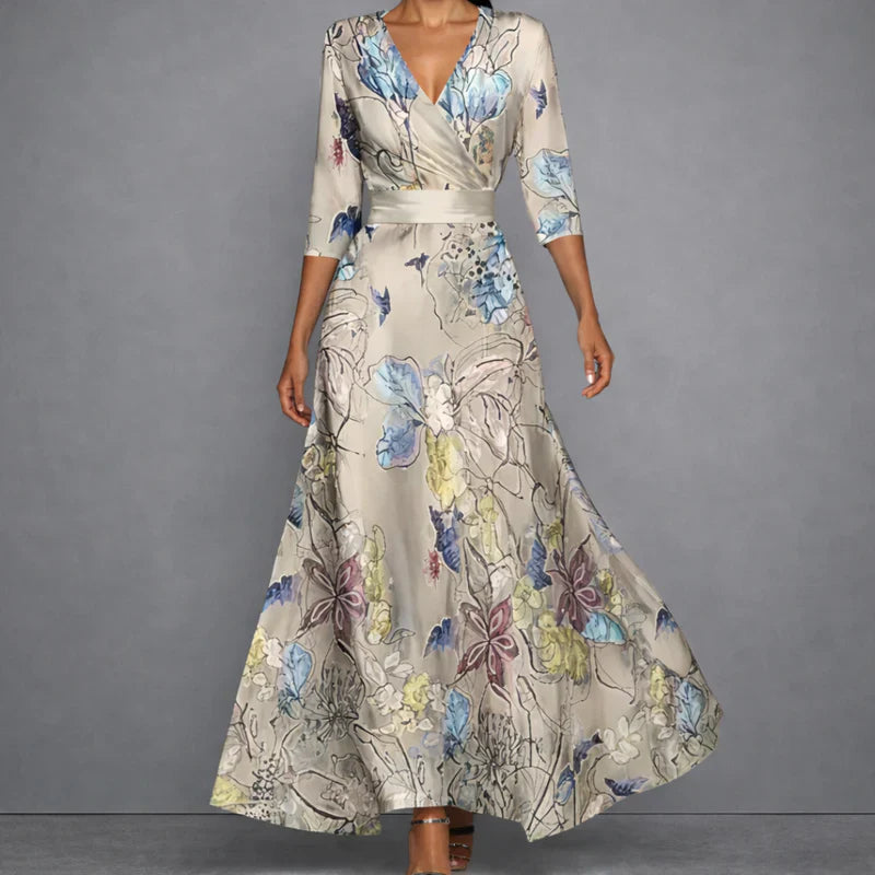 IMELDA | ABITO MAXI FLOREALE