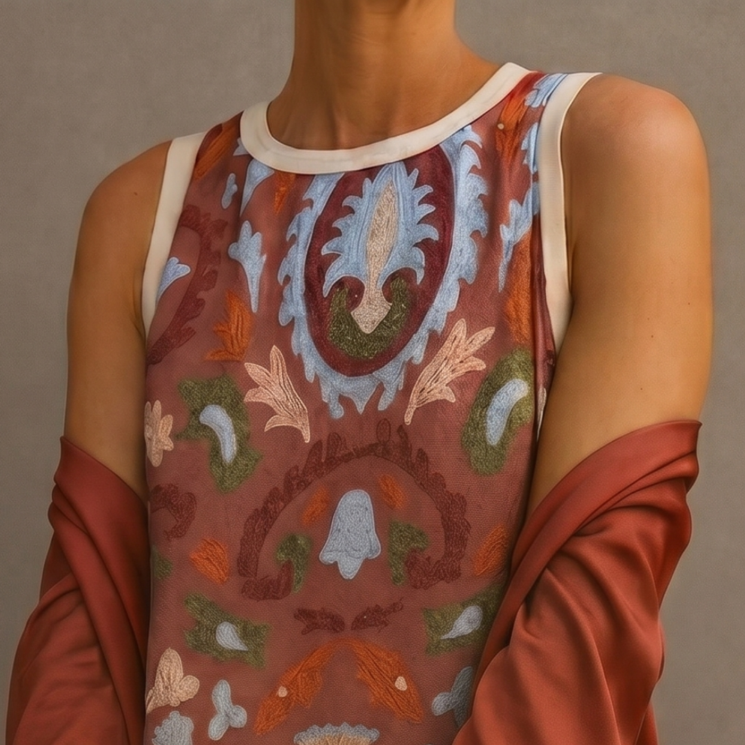 VIOLANTE | ABITO LUNGO CON GILET
