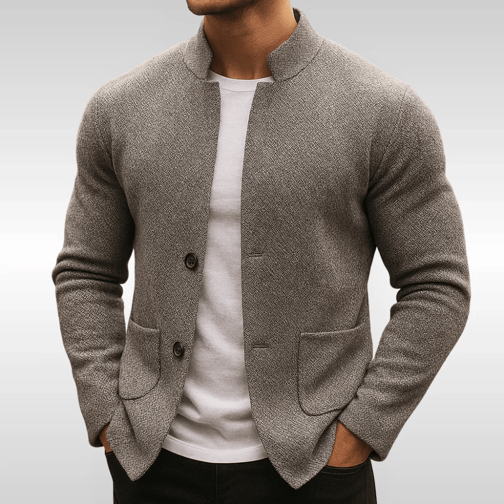 ANTONIO | GILET TEXTURATO IN MAGLIA